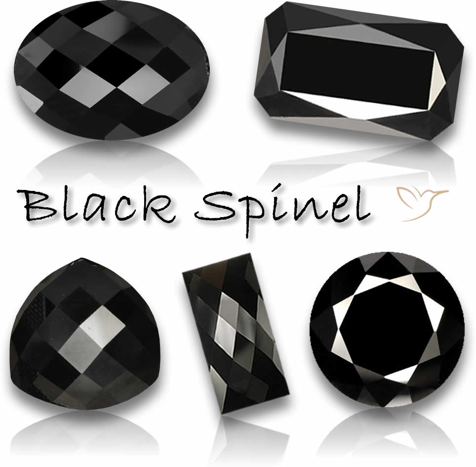 Piedras preciosas de espinela negra a la venta