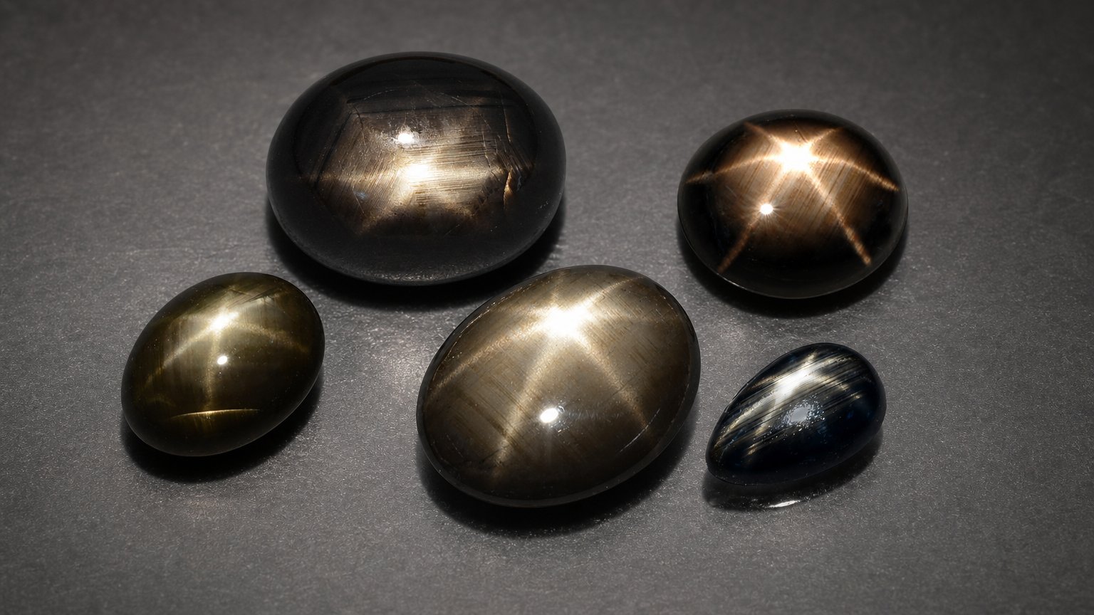 Gemas de zafiro estrella negro natural: guía de compra