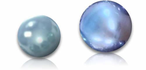 Piedras preciosas de perlas de Akoya