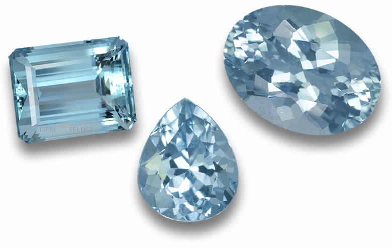Shop Loose Blue Aquamarine: Natural, Certified, Blue Gemstones, Wholesale Blue Aquamarine