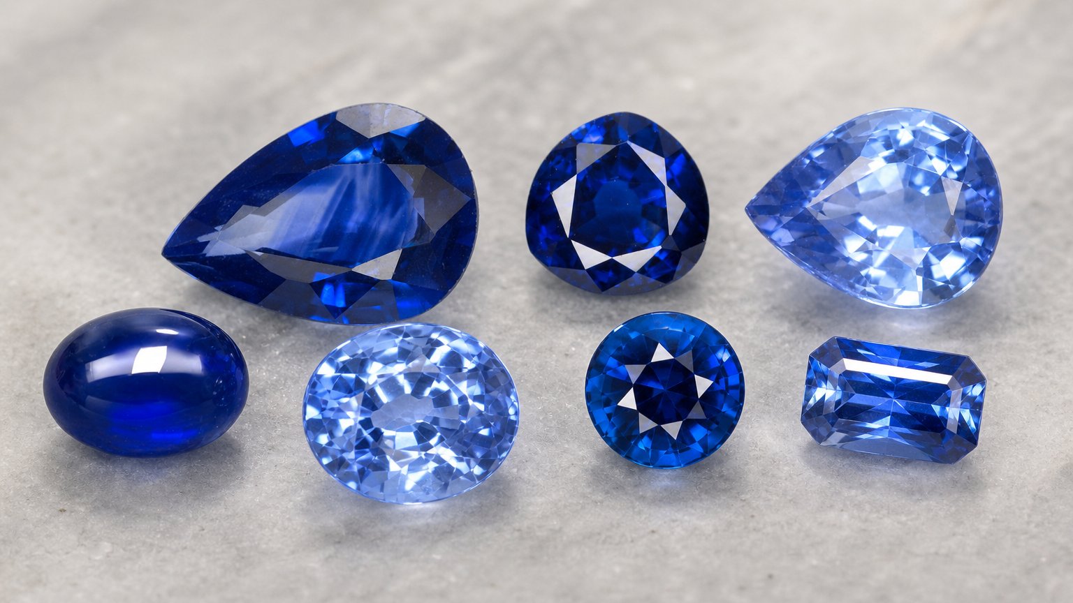Gemas de zafiro azul natural: guía de compra