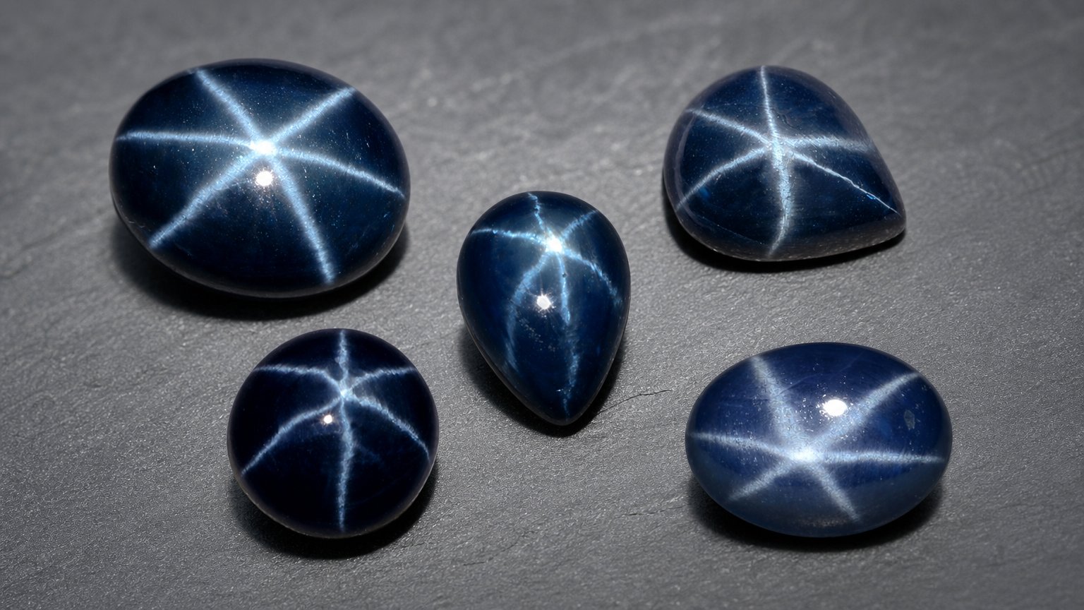 Gemas de zafiro azul estrella natural: guía de compra