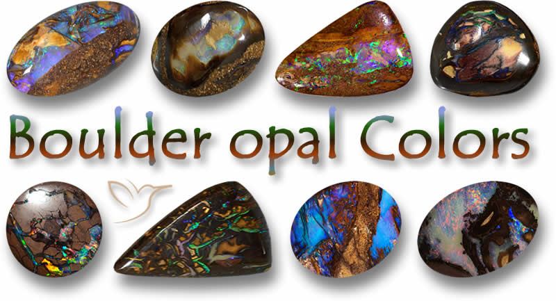 Colores de ópalo de Boulder