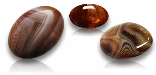 Piedras preciosas de ágata