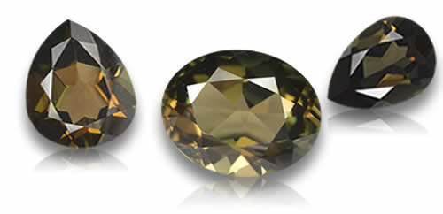 Piedras preciosas de kornerupina