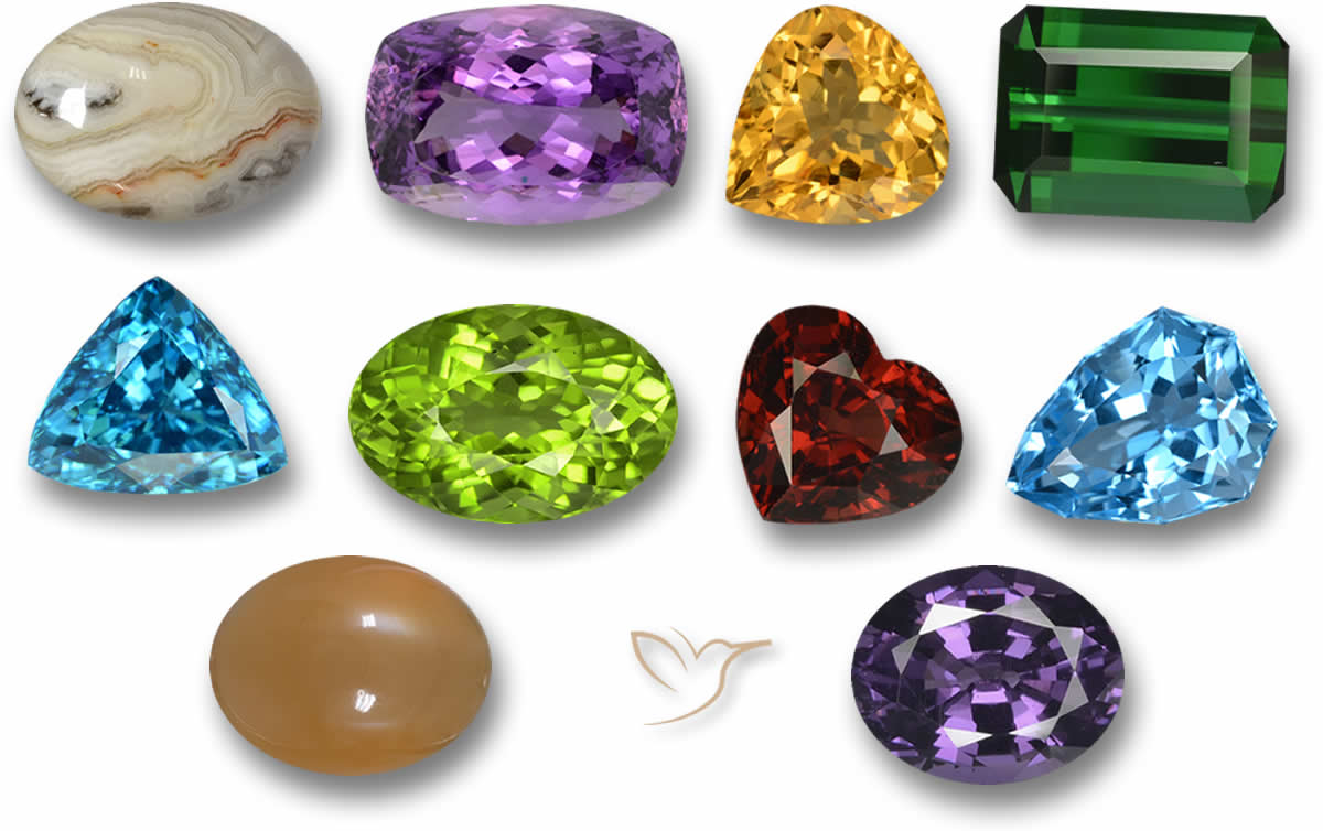 Surtido de piedras preciosas sueltas económicas por menos de $100