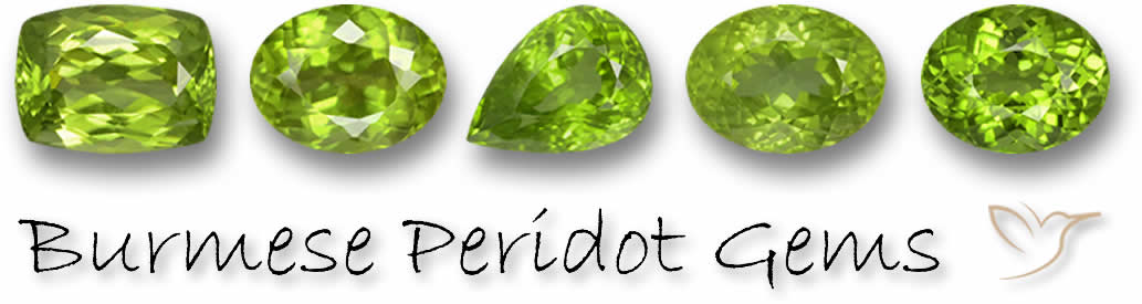 Peridoto birmano natural