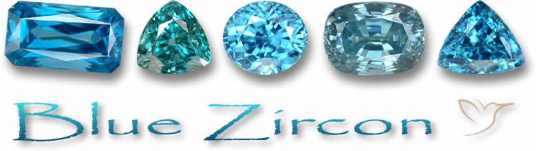 Comprar piedras preciosas de circón azul