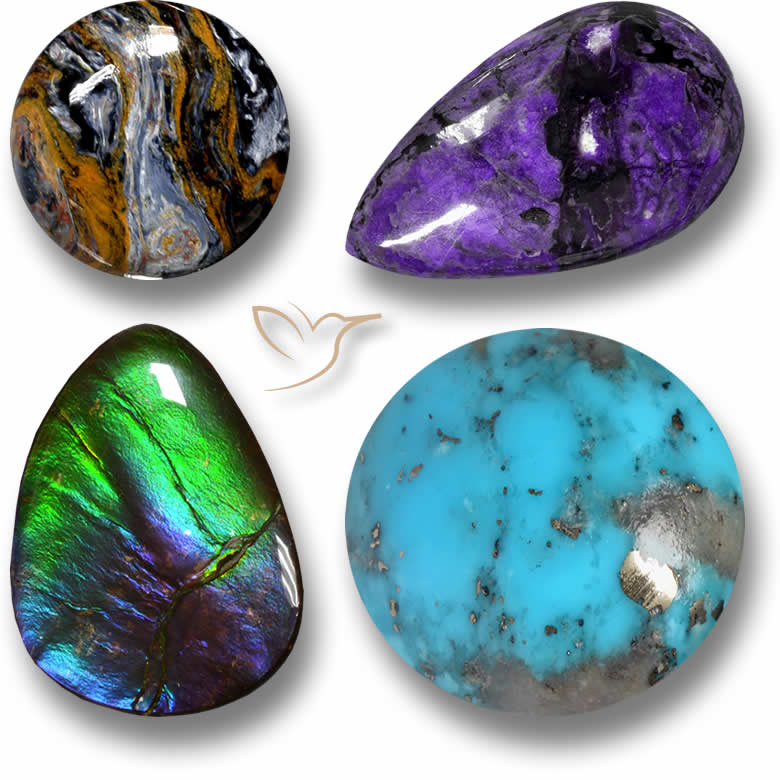 Piedras preciosas cabujón