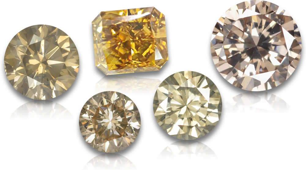 Diamantes champán a la venta
