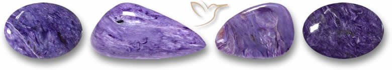 Piedras preciosas de charoita