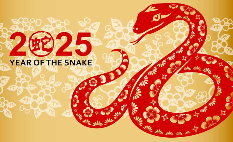 Año Nuevo Chino y Piedras Preciosas del Año de la Serpiente