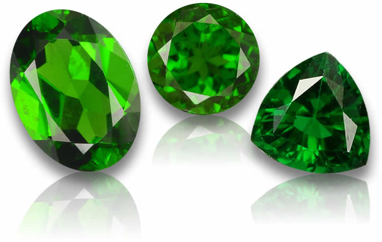 Piedras preciosas de cromo sueltas para la fabricación de joyas