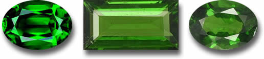 Piedras preciosas de turmalina cromada en GemSelect