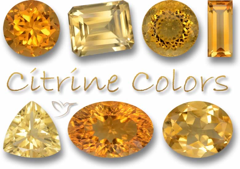 Gama de colores citrino
