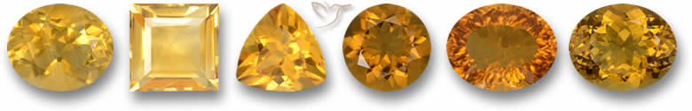 Piedras preciosas de citrino