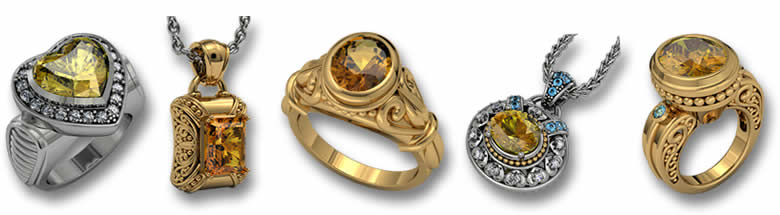 Joyas de citrino