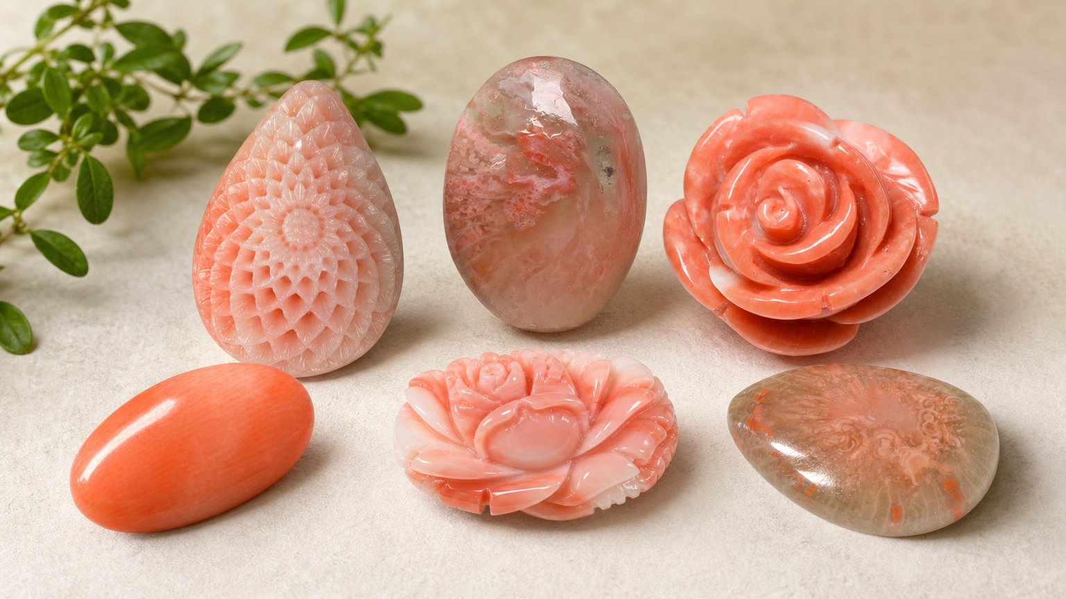 Gemas de coral natural: guía de compra