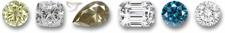 Piedras preciosas de diamantes