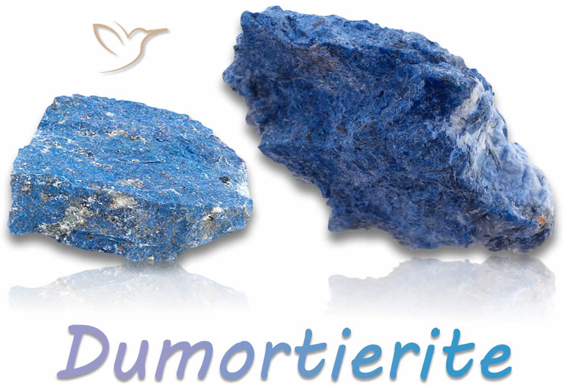 Piedras en bruto de dumortierita