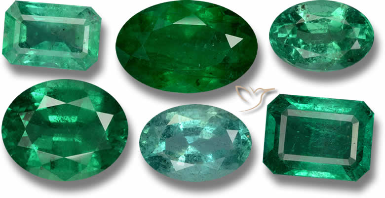 Piedras preciosas esmeralda