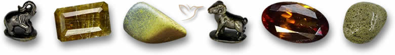Piedras preciosas de epidota