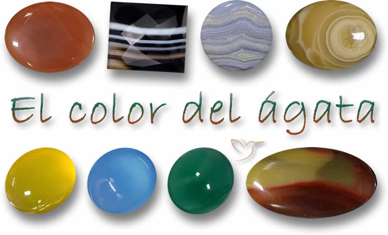 Rango de color del ágata