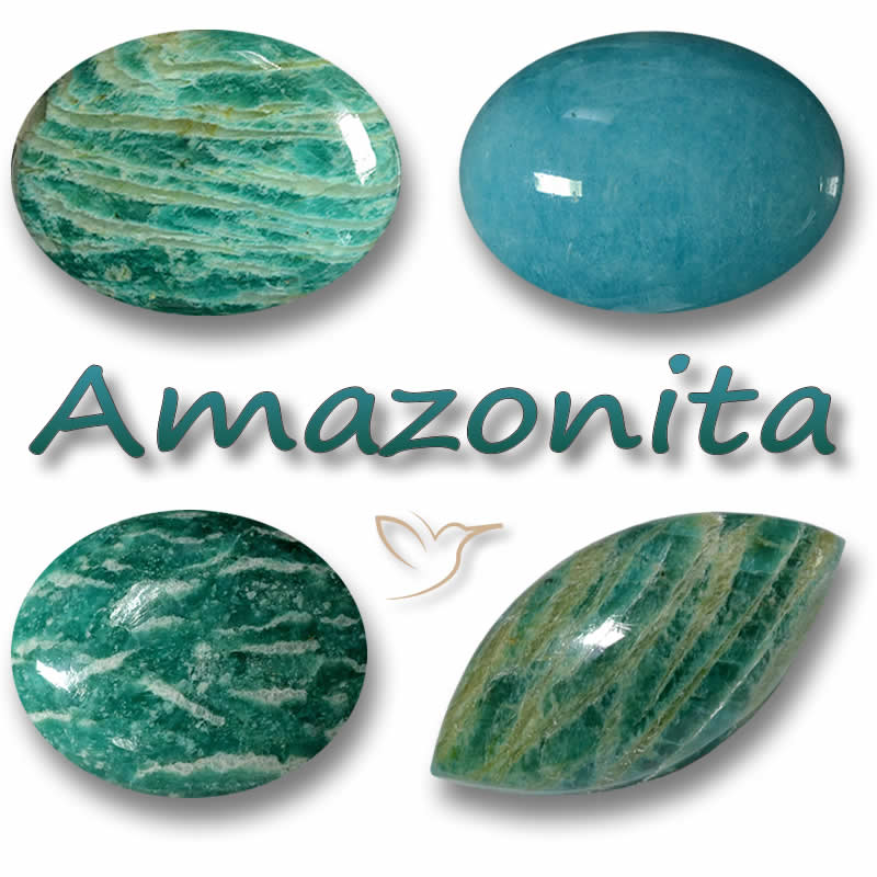 Piedras preciosas de amazonita