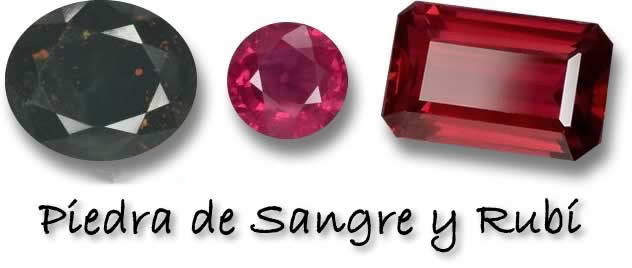 Piedra de sangre y rubí