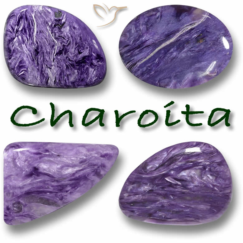 Piedras preciosas de charoita