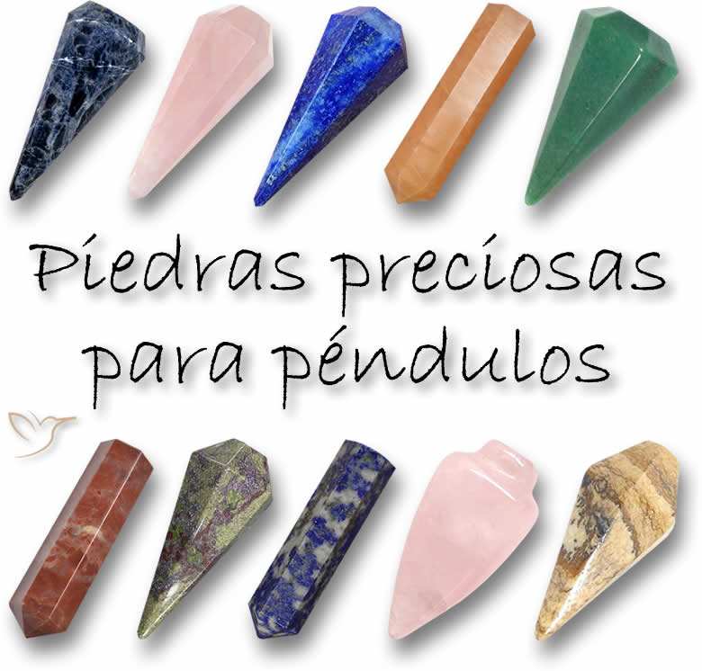 Piedras preciosas para péndulos