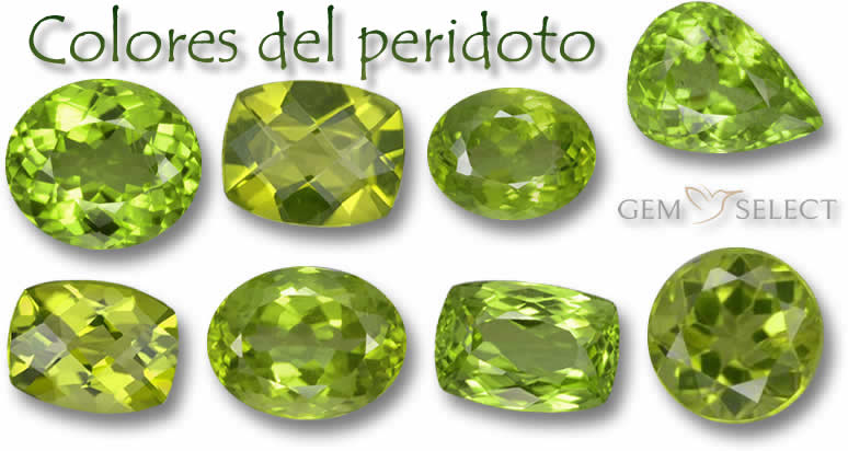 Colores del peridoto