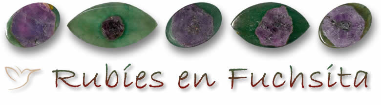 Rubíes en fuchsita