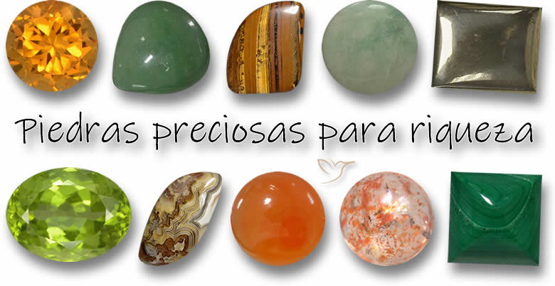 Piedras preciosas para riqueza