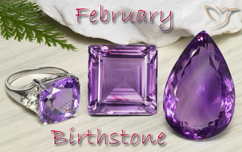 Piedras natales de febrero en GemSelect