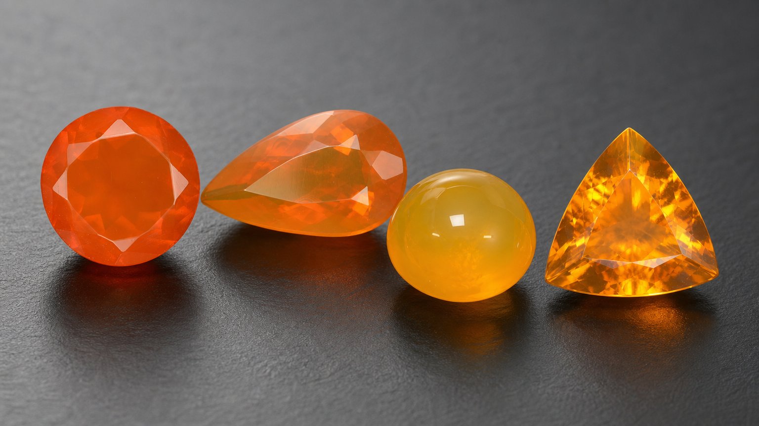 Gemas de ópalo de fuego natural: guía de compra