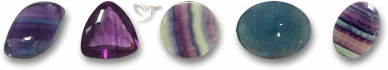 Piedras preciosas de fluorita