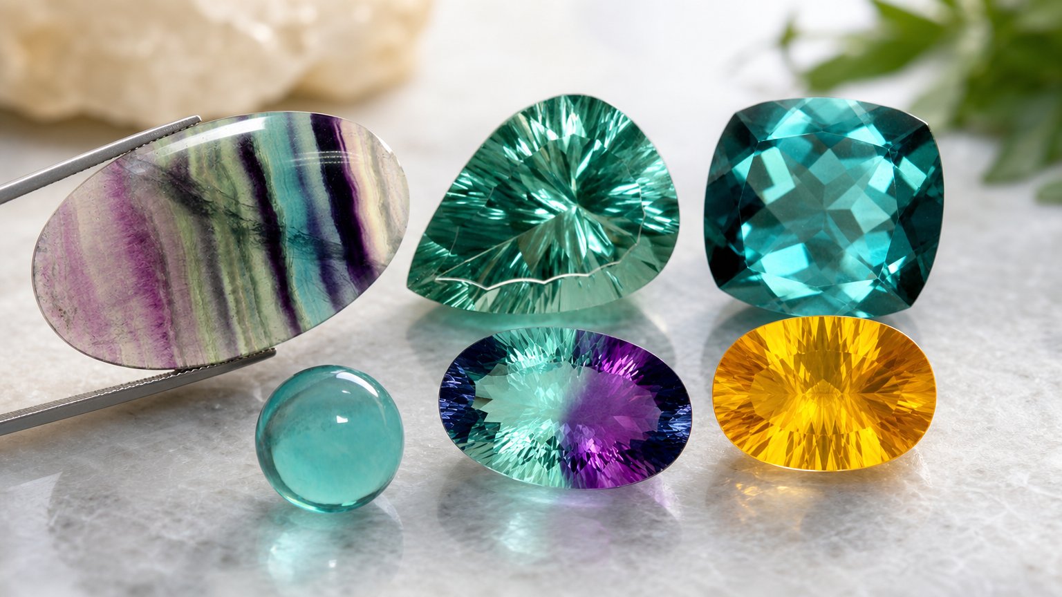 Gemas de fluorita natural: guía de compra