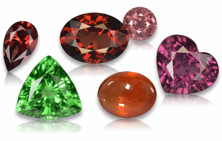 Buy Loose Garnet Gems Online - Natural Certified Garnets