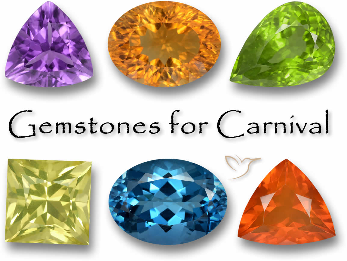 Piedras preciosas para el carnaval