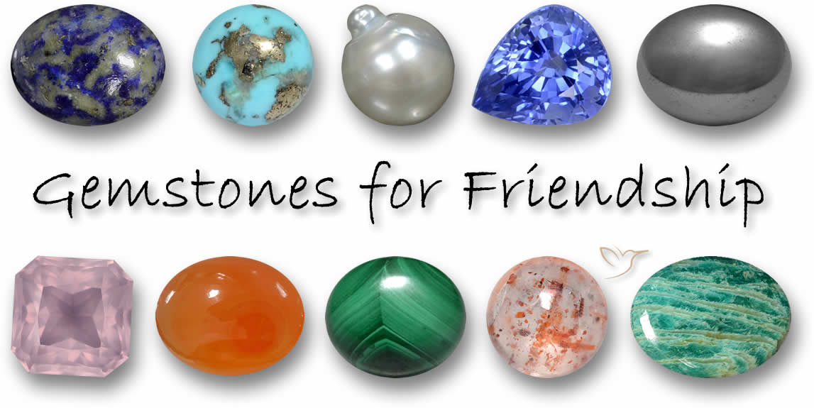 Piedras preciosas para la amistad