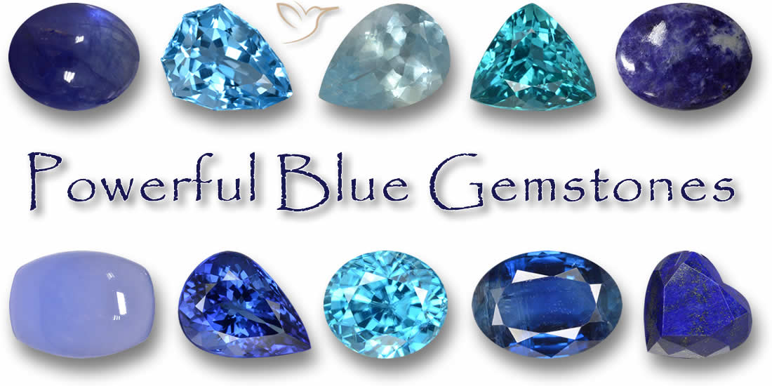 Piedras preciosas azules que ocurren en los sueños