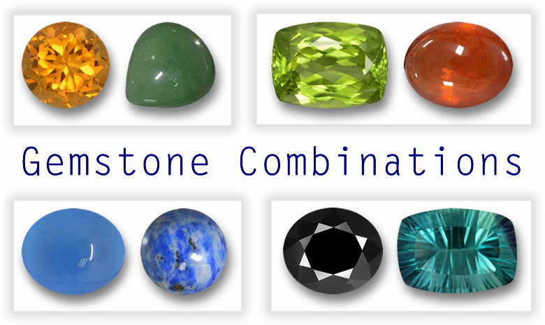 Combinaciones de piedras preciosas