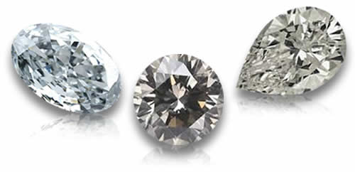 Piedras preciosas de diamante