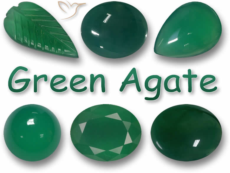 Comprar piedras preciosas de ágata verde