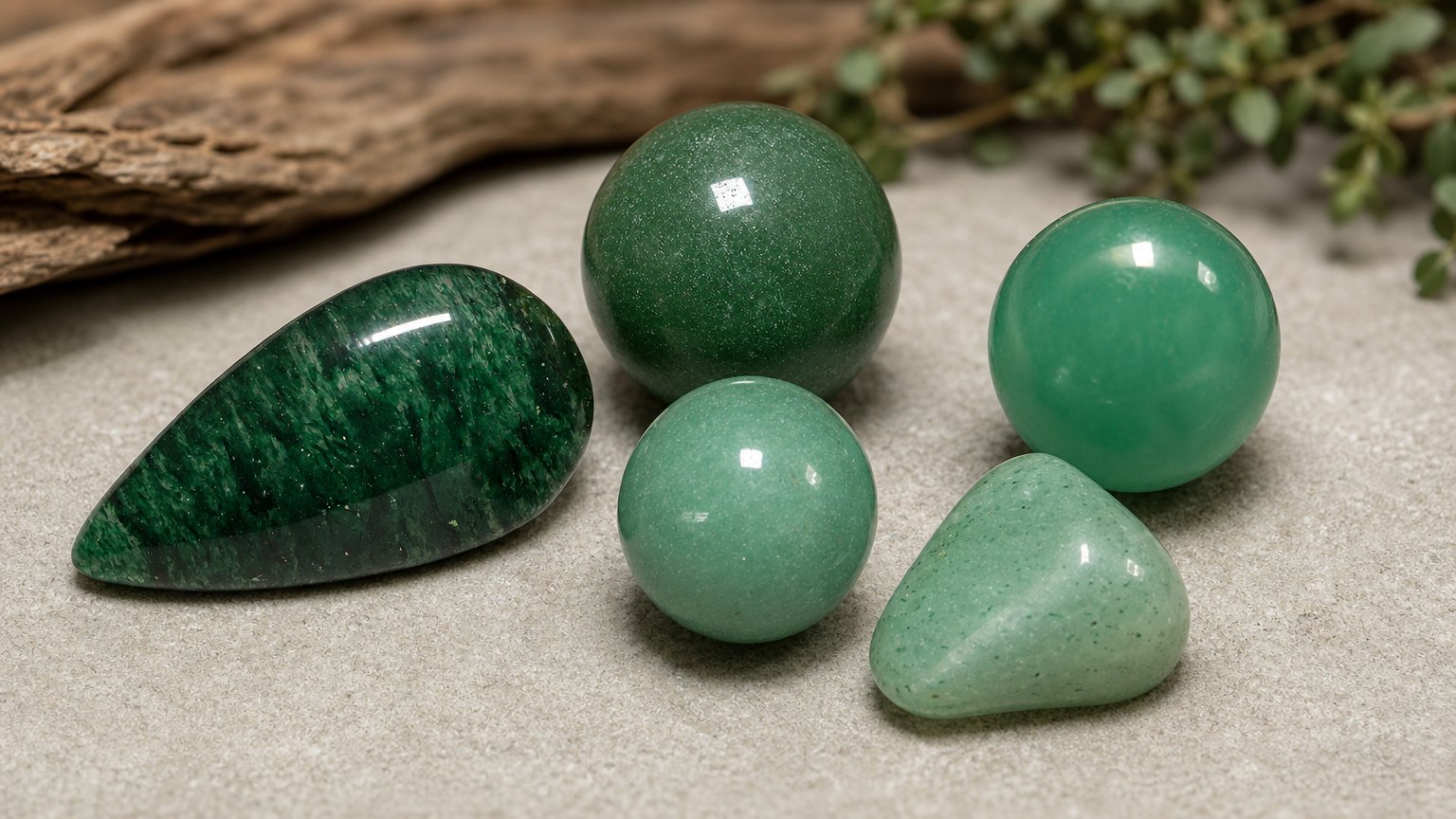 Gemas de aventurina verde natural: guía de compra