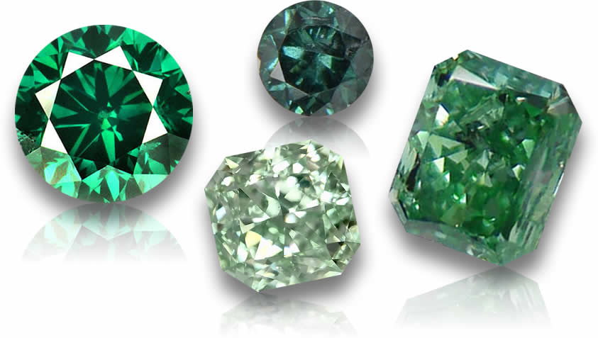 Diamantes verdes a la venta