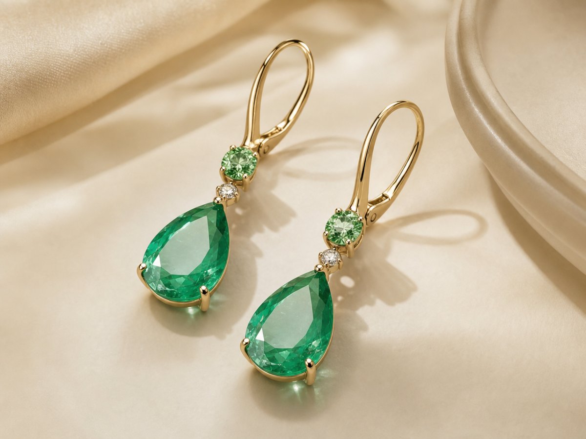 Gemas naturales mostradas en joyería