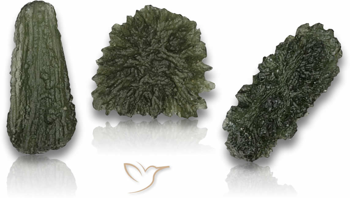 Piedras preciosas de moldavita
