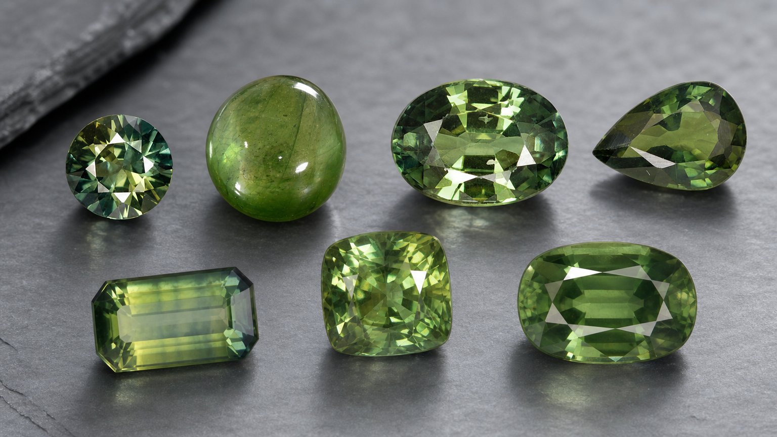 Gemas de zafiro verde natural: guía de compra